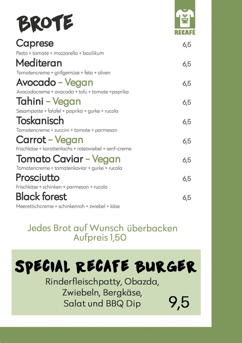 Speisekarte 2