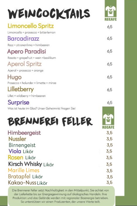 Speisekarte 2