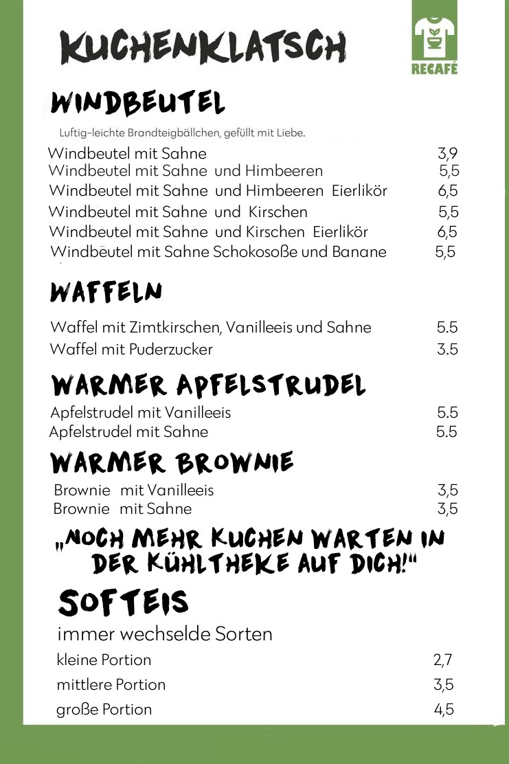 Speisekarte 2