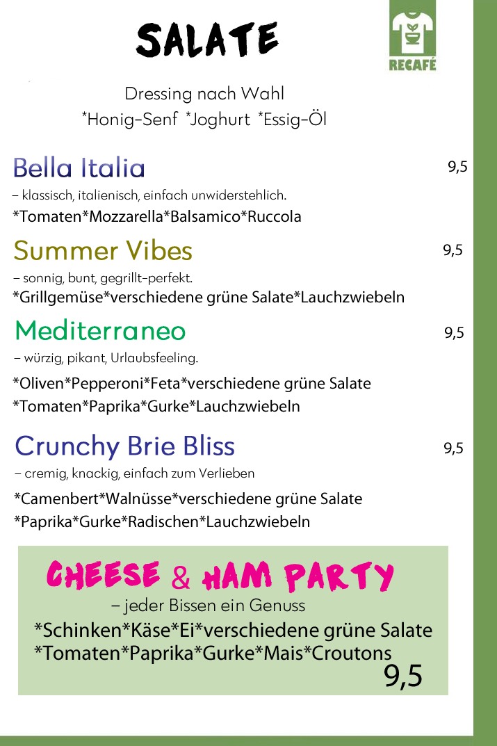 Speisekarte 2